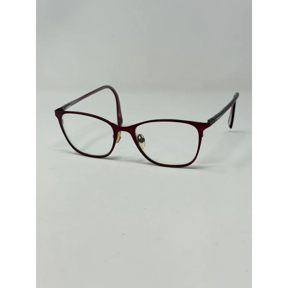 Converse Eyeglasses Metallic Burgundy Glitter Temple Rectangular Frames only